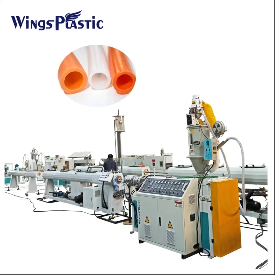 플라스틱 PVC/UPVC/PE/PP/PPR/LDPE 물 채널/압력/전력선 파이프/튜브/골판지 파이프 압출/압출 기계 가격 만들기