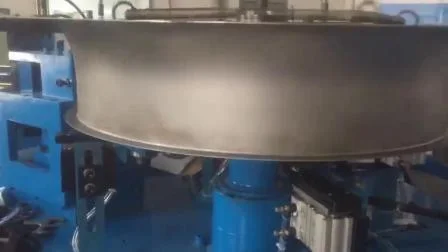 유압 수직 팬 하우징 플랜지 롤 접는 기계